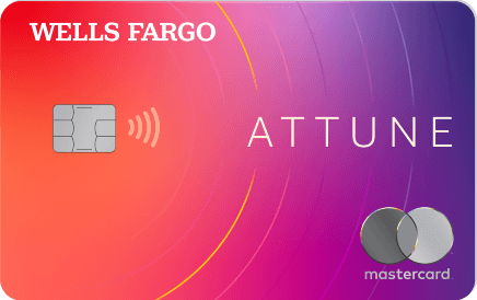 Wells Fargo Attune(SM) Card with chip and contactless tap to pay technology. Opens in the same window.