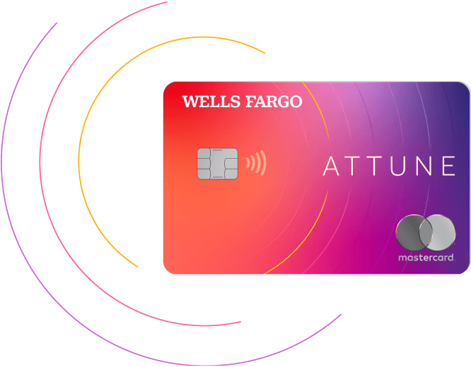 Tarjeta de Crédito Wells Fargo Attune® con chip y tecnología de pago sin contacto