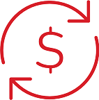 Cash flow icon