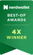 N nerdwallet Best-Of Awards 4X Winner