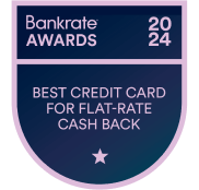 BankRate AWARDS 2024 BEST CREDIT CARD FOR FLAT-RATE CASH BACK