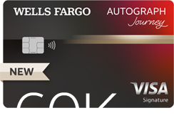 Tarjeta de Wells Fargo Autograph Journey(SM) Visa Signature - 60k puntos de bonificación
