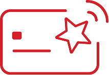 touchless card icon