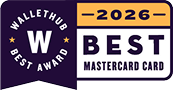 WALLETHUB BEST MASTERCARD CARD BEST AWARD