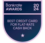 Bankrate AWARDS 2024 BEST CREDIT CARD FOR FLAT-RATE CASH BACK