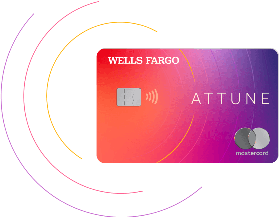 Wells Fargo Attune (Registered) Card with chip and contactless tap to pay technology