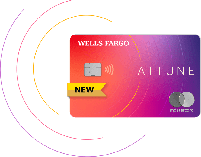 Wells Fargo Attune (service mark) Card with chip and contactless tap to pay technology