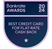 BankRate AWARDS 2024 BEST CREDIT CARD FOR FLAT-RATE CASH BACK